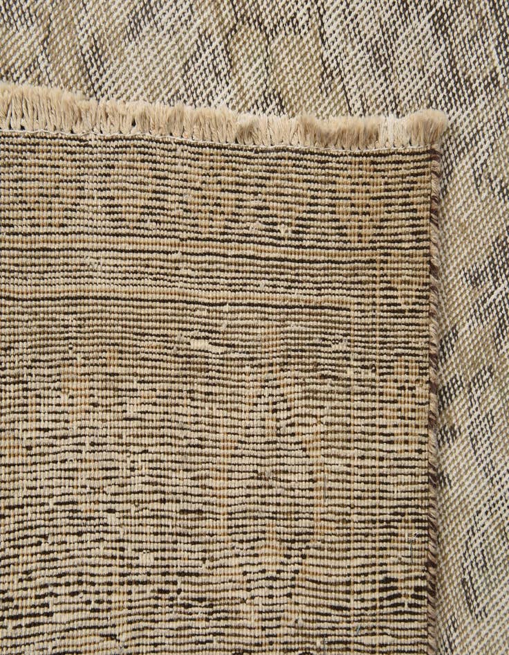 Detail image of 6' 8 x 10' 2  Hand Knotted Ultra Vintage Persian Wool Rug