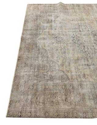 Detail image of 6' 8 x 10' 2  Hand Knotted Ultra Vintage Persian Wool Rug