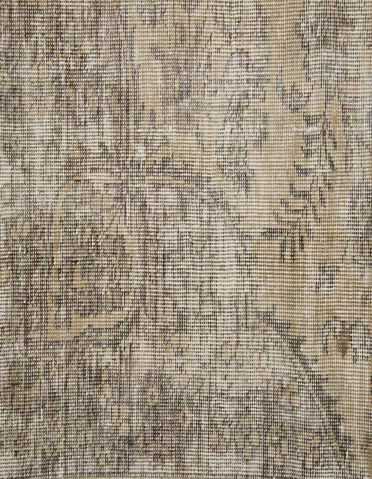 Detail image of 6' 8 x 10' 2  Hand Knotted Ultra Vintage Persian Wool Rug