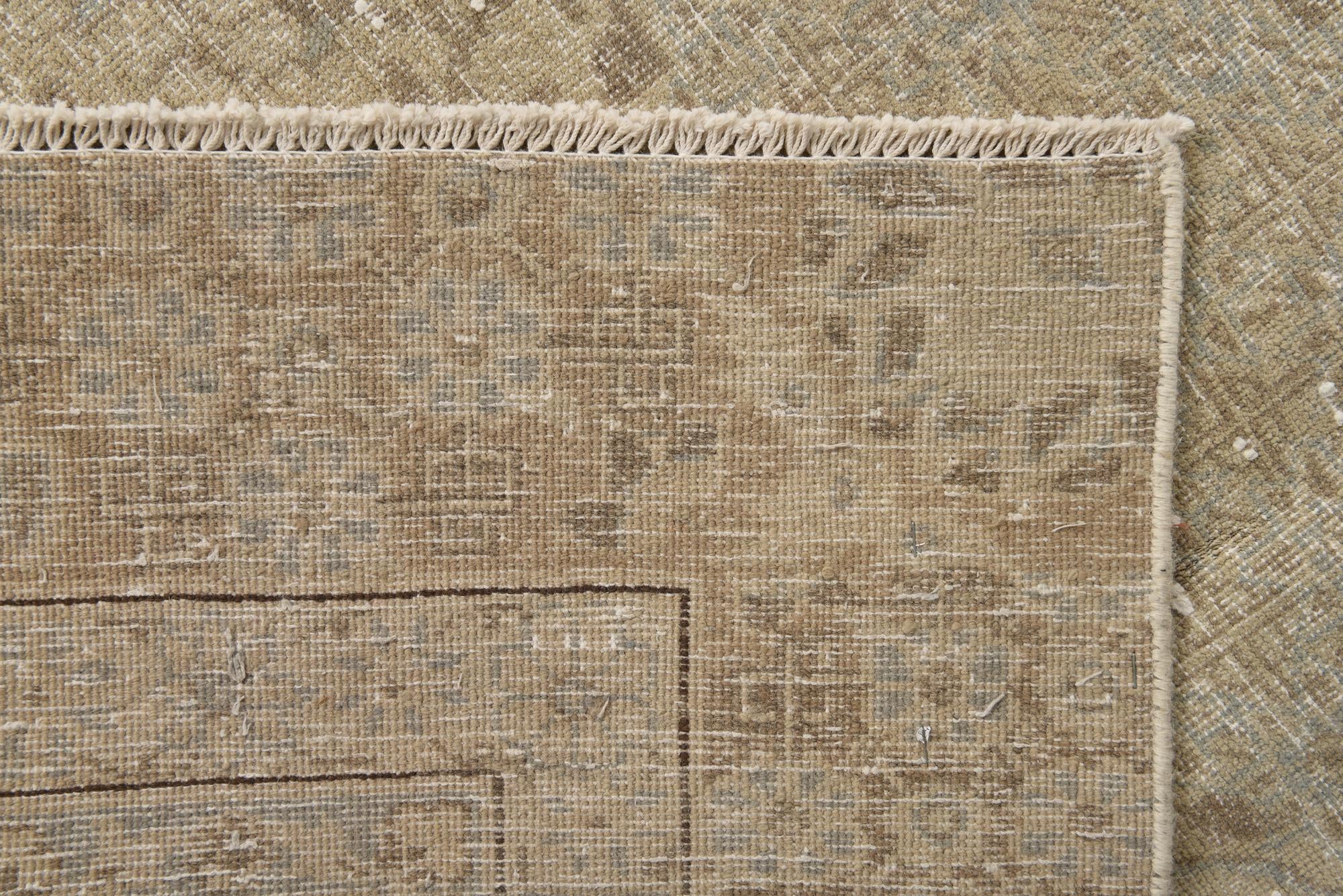 7' 8 x 11' 10 Hand Knotted Ultra Vintage Persian Wool Rug