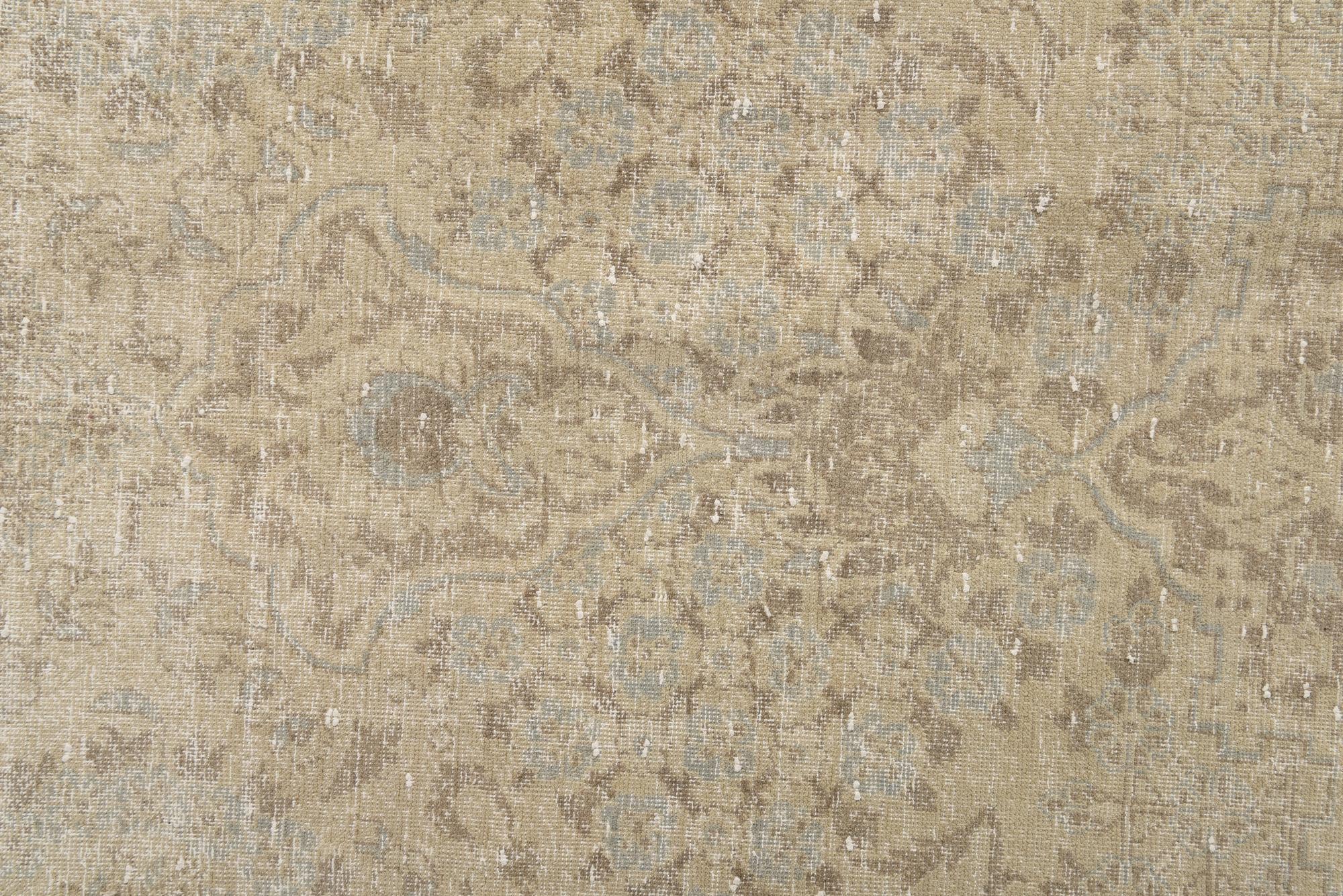 7' 8 x 11' 10 Hand Knotted Ultra Vintage Persian Wool Rug