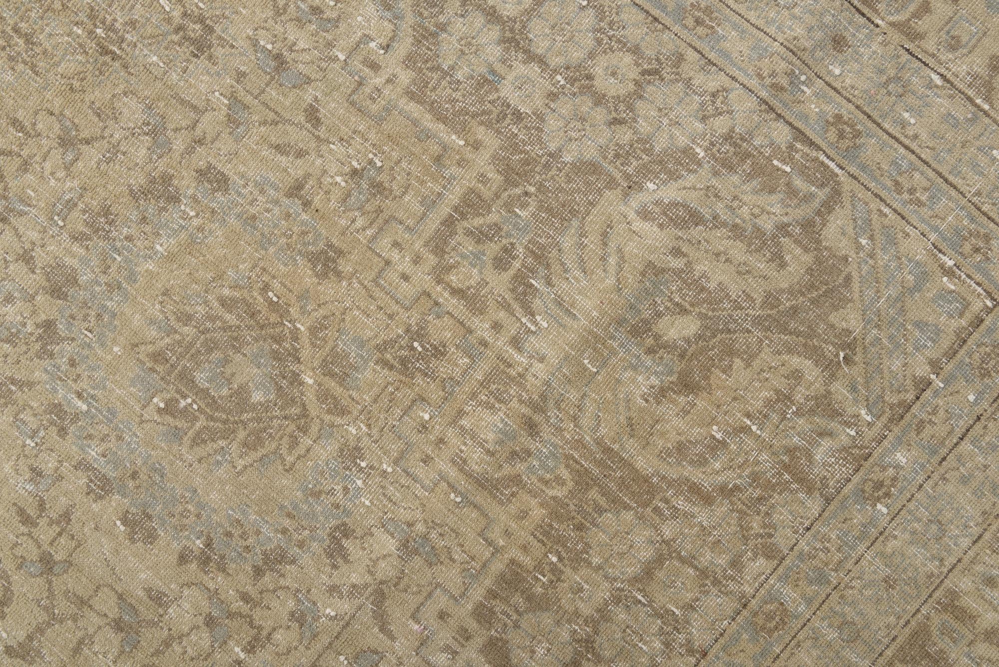 7' 8 x 11' 10 Hand Knotted Ultra Vintage Persian Wool Rug
