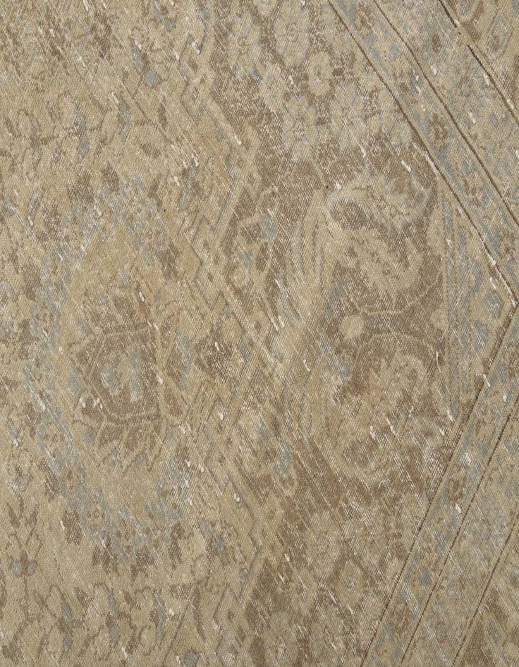 Detail image of 7' 8 x 11' 10  Hand Knotted Ultra Vintage Persian Wool Rug