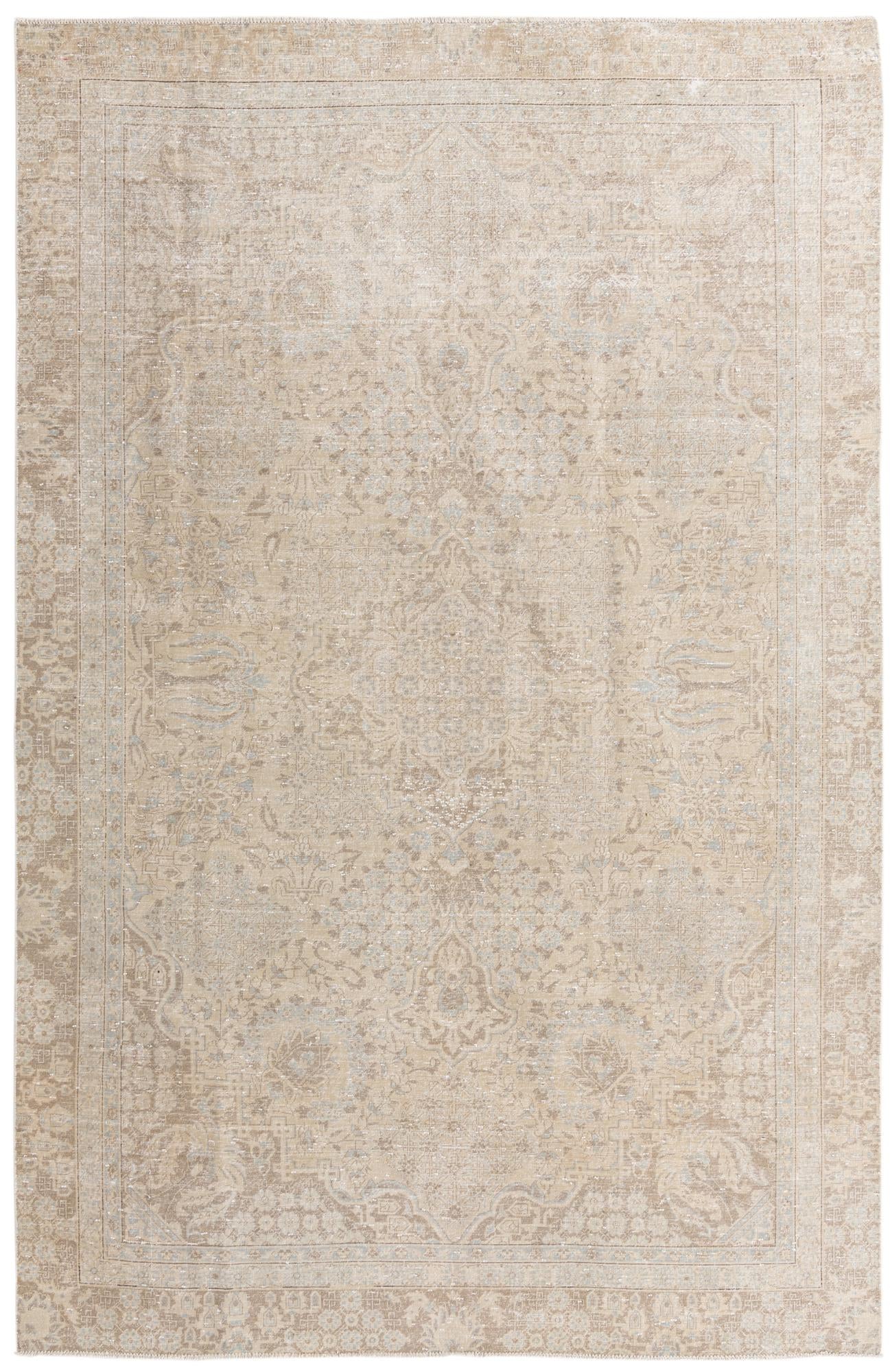 7' 8 x 11' 10 Hand Knotted Ultra Vintage Persian Wool Rug