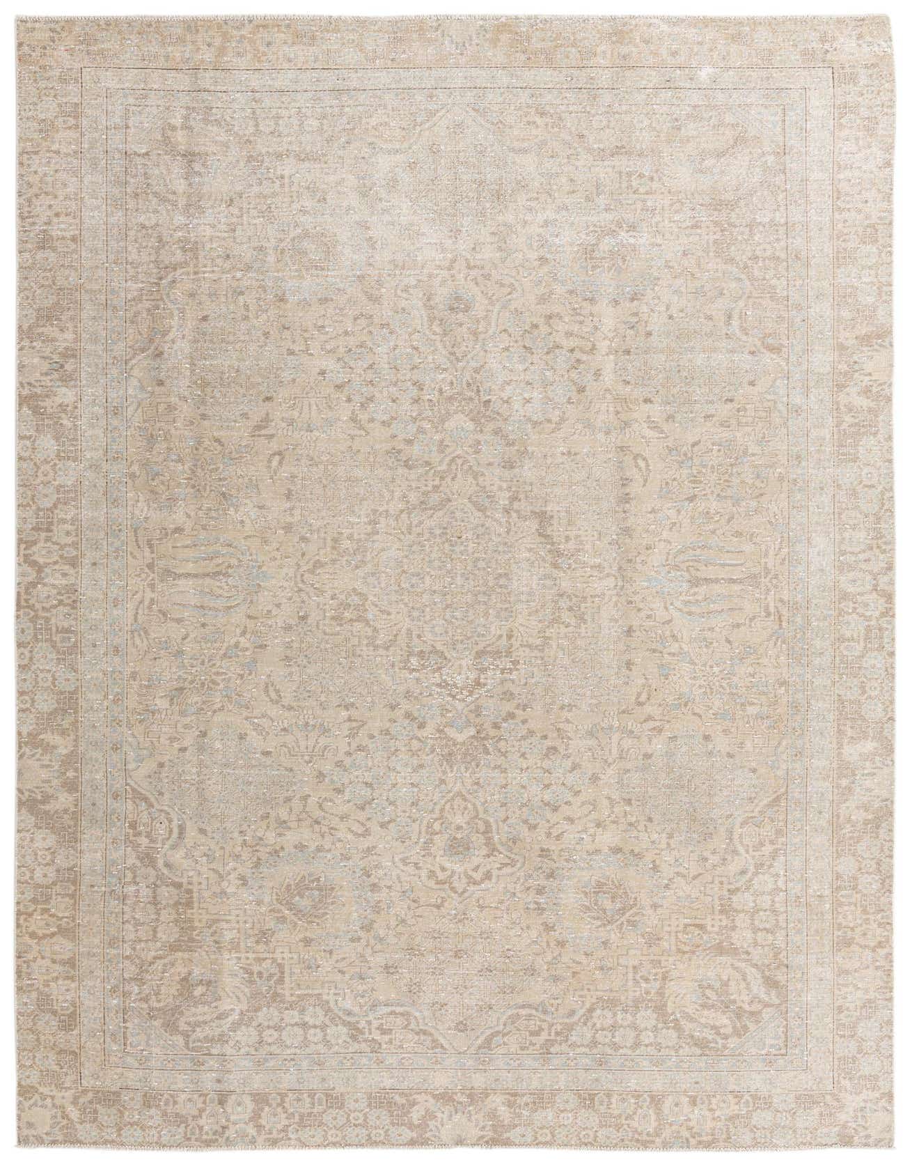 Primary image 7' 8 x 11' 10  Hand Knotted Ultra Vintage Persian Wool Rug