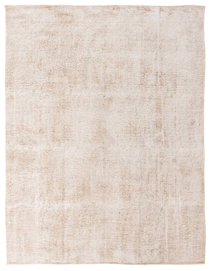 Detail image of 9' 8 x 12' 7 Hand Knotted Ultra Vintage Persian Wool Rug