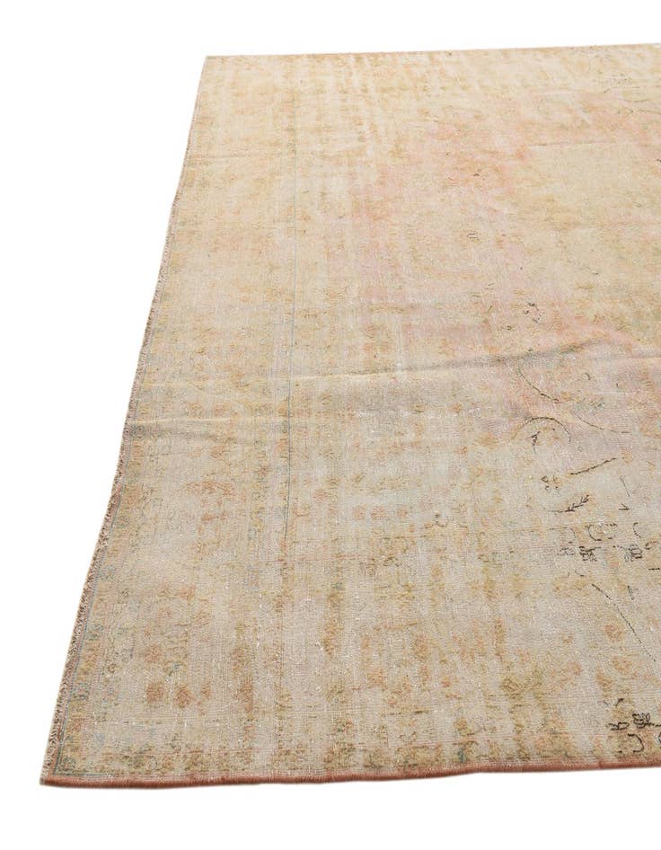 Detail image of 9' 10 x 12' 10  Hand Knotted Ultra Vintage Persian Wool Rug