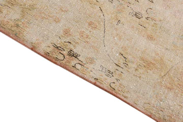 9' 10 x 12' 10 Hand Knotted Ultra Vintage Persian Wool Rug