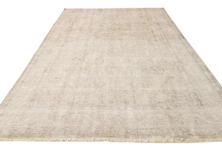 8' x 11' 5 Hand Knotted Ultra Vintage Persian Wool Rug
