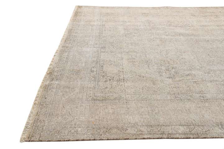 8' x 11' 5 Hand Knotted Ultra Vintage Persian Wool Rug
