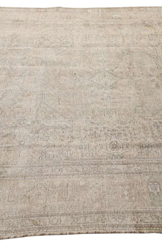 8' x 11' 5 Hand Knotted Ultra Vintage Persian Wool Rug
