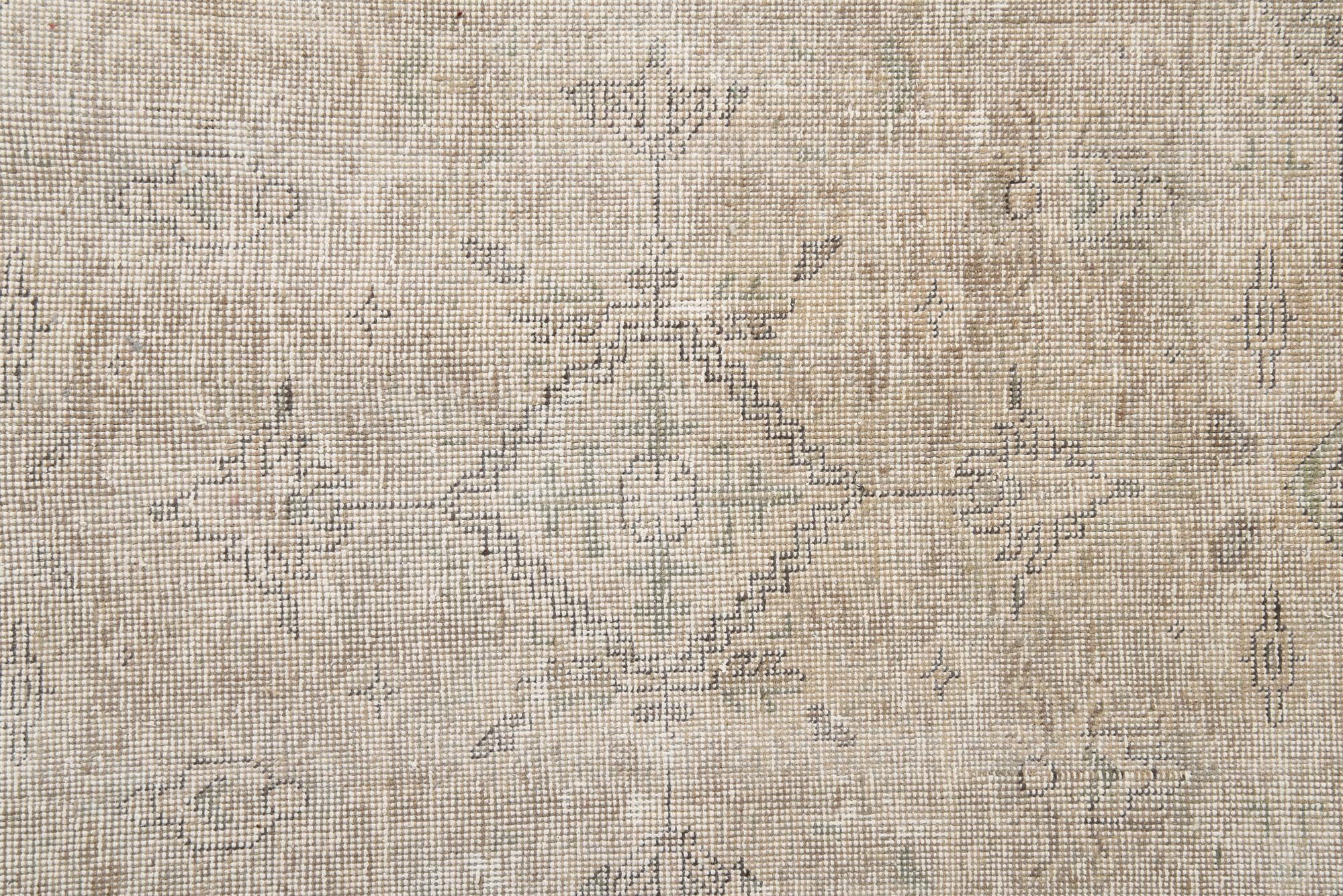 8' x 11' 5 Hand Knotted Ultra Vintage Persian Wool Rug
