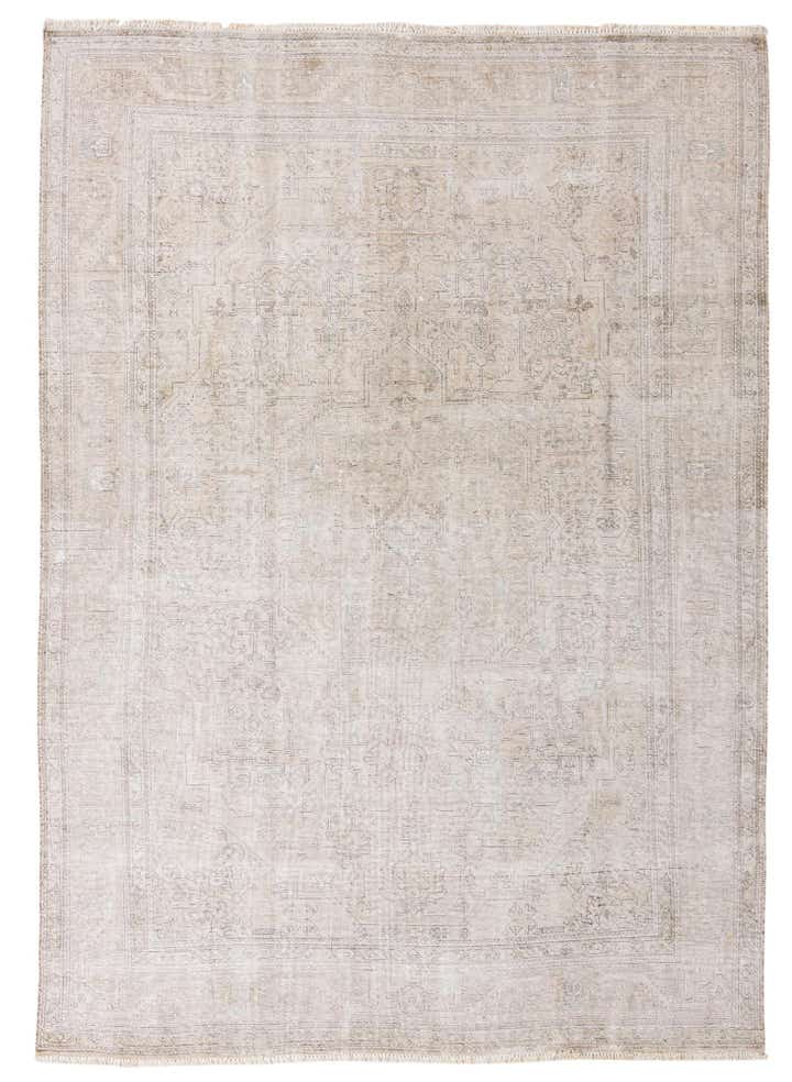 8' x 11' 5 Hand Knotted Ultra Vintage Persian Wool Rug