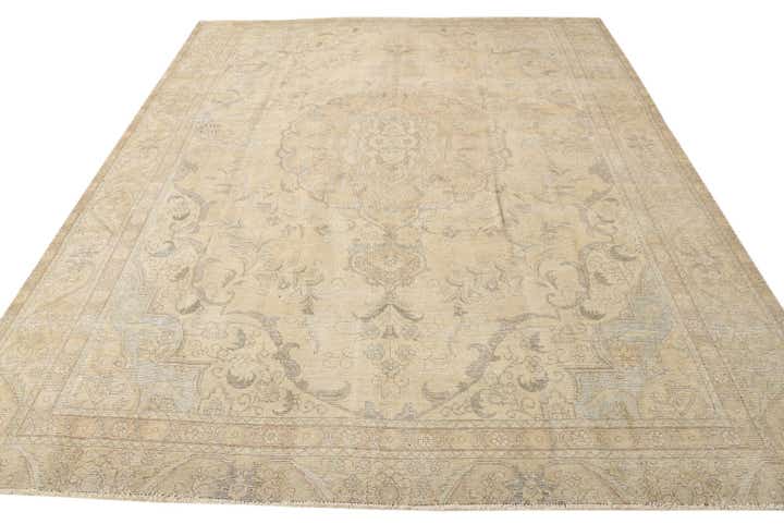 8' 9 x 11' 2 Hand Knotted Ultra Vintage Persian Wool Rug