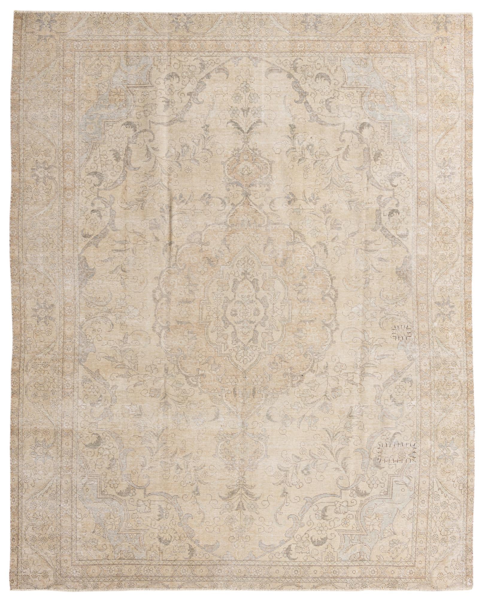 8' 9 x 11' 2 Hand Knotted Ultra Vintage Persian Wool Rug