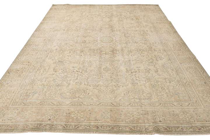 8' 2 x 11' Hand Knotted Ultra Vintage Persian Wool Rug