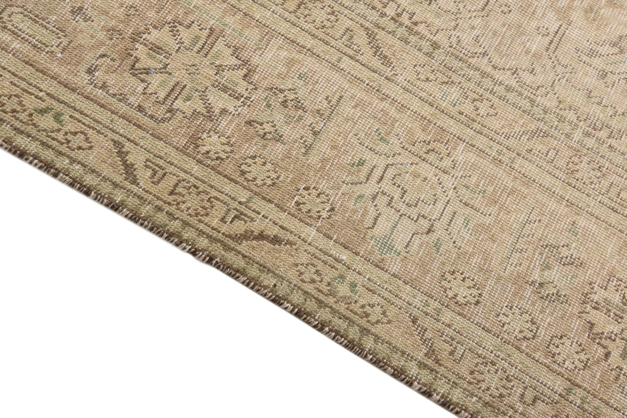 8' 2 x 11' Hand Knotted Ultra Vintage Persian Wool Rug
