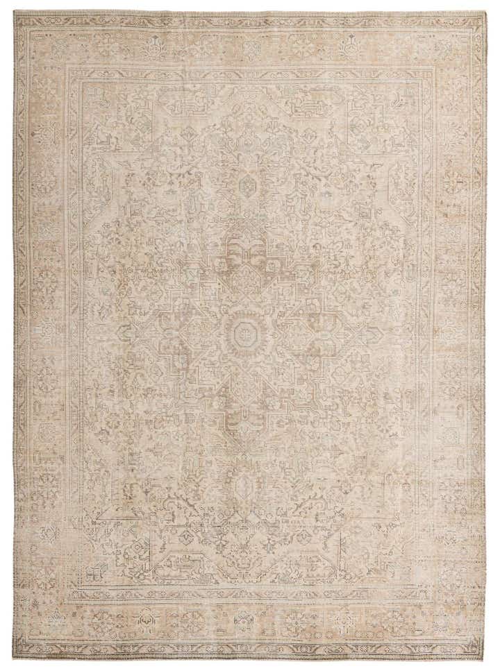 8' 2 x 11' Hand Knotted Ultra Vintage Persian Wool Rug