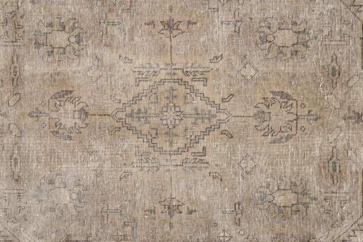 9' 8 x 12' 9 Hand Knotted Ultra Vintage Persian Wool Rug