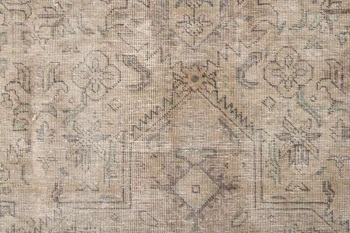 9' 8 x 12' 9 Hand Knotted Ultra Vintage Persian Wool Rug