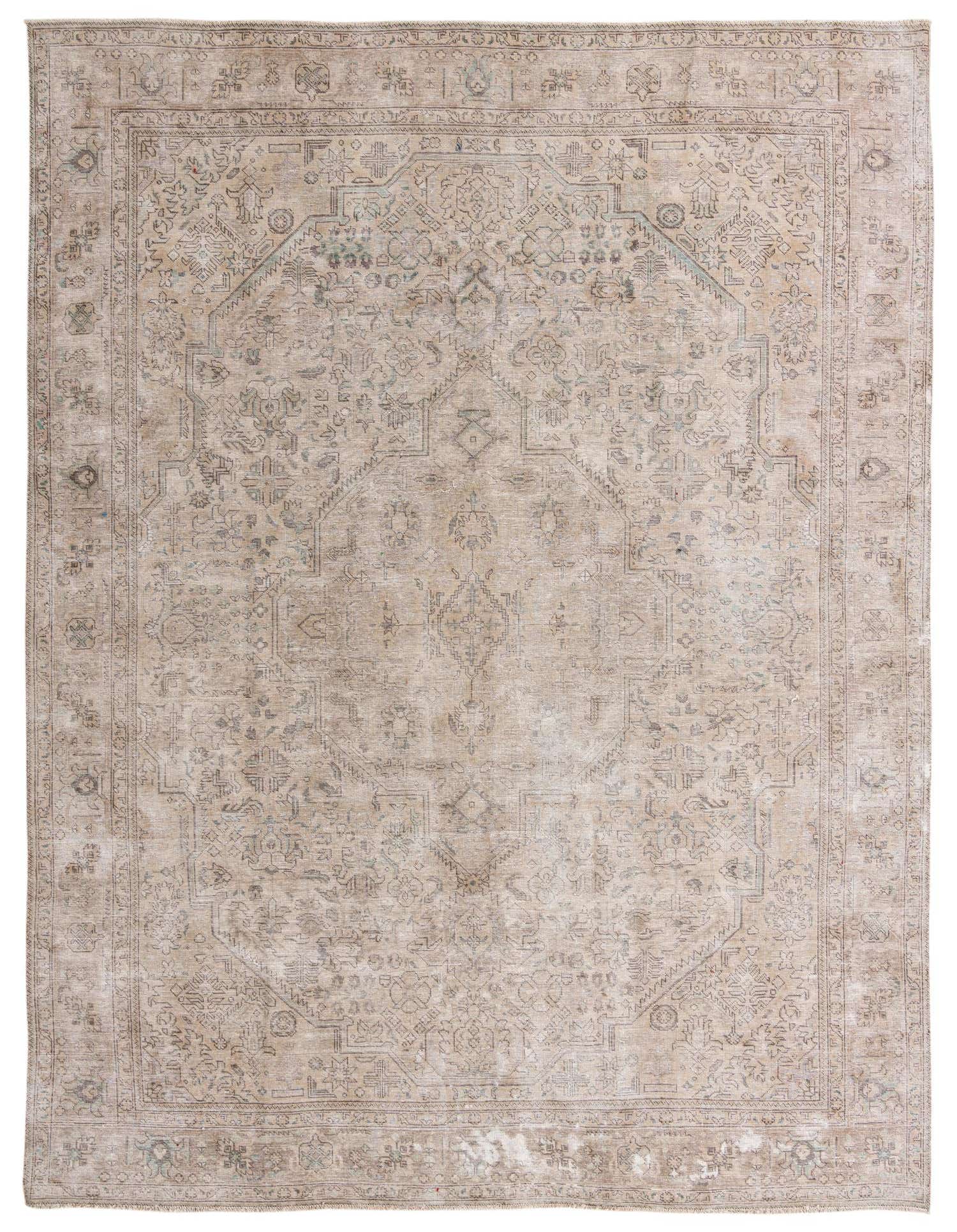 Primary image 9' 8 x 12' 9  Hand Knotted Ultra Vintage Persian Wool Rug