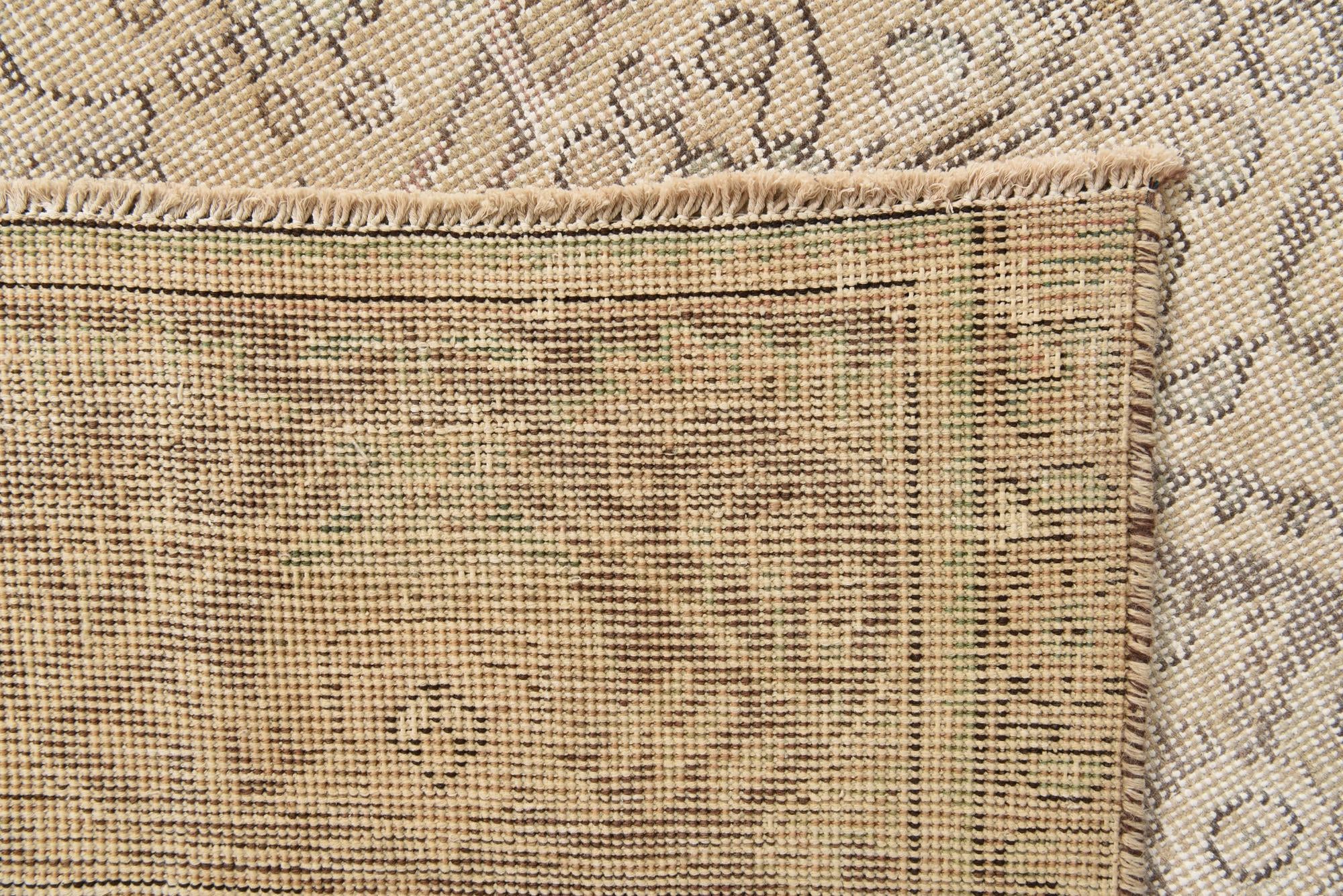 8' 10 x 12' 7 Hand Knotted Ultra Vintage Persian Wool Rug