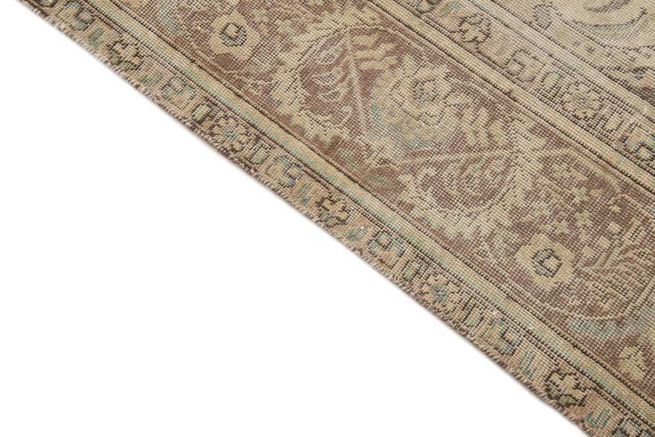 Detail image of 8' 10 x 12' 7 Hand Knotted Ultra Vintage Persian Wool Rug