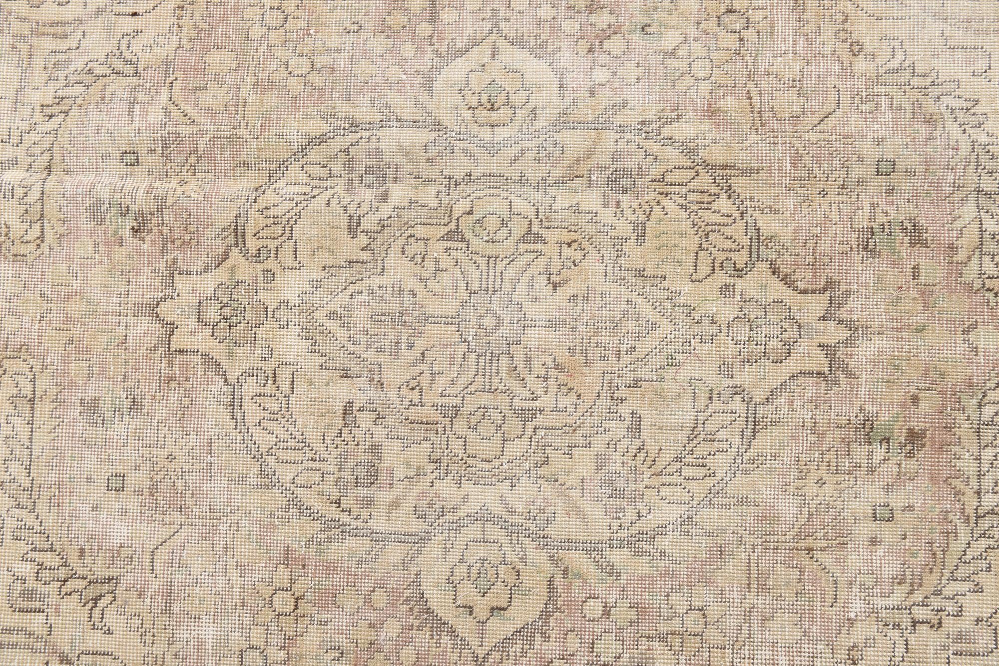 8' 10 x 12' 7 Hand Knotted Ultra Vintage Persian Wool Rug