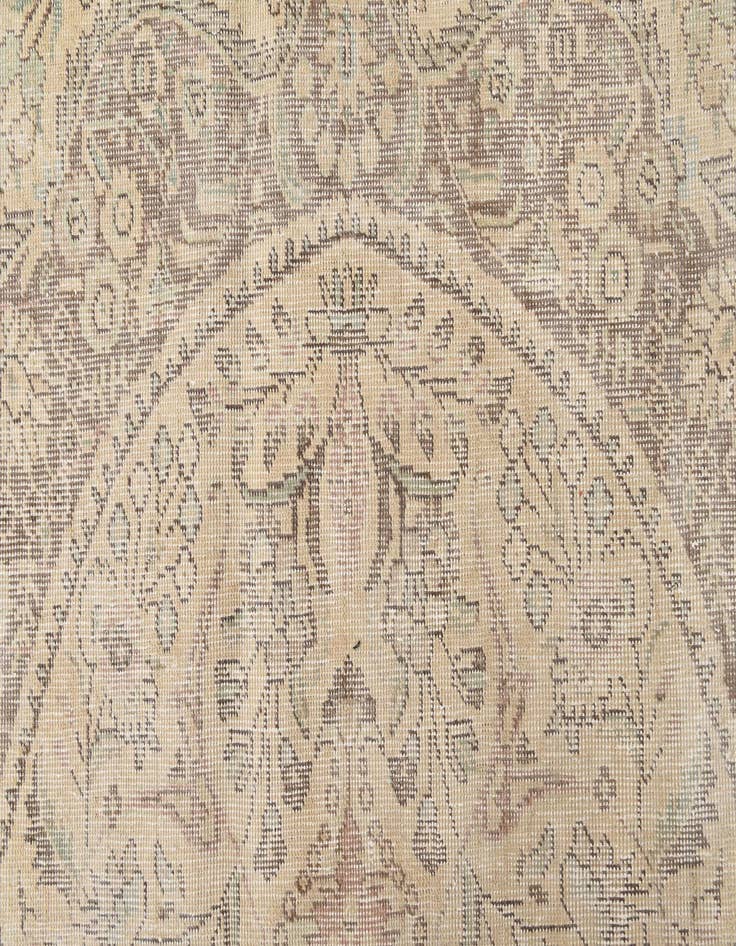 Detail image of 8' 10 x 12' 7  Hand Knotted Ultra Vintage Persian Wool Rug