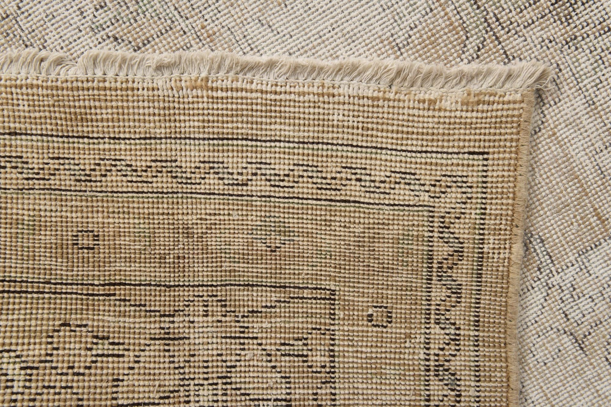 8' 4 x 12' 6 Hand Knotted Ultra Vintage Persian Wool Rug