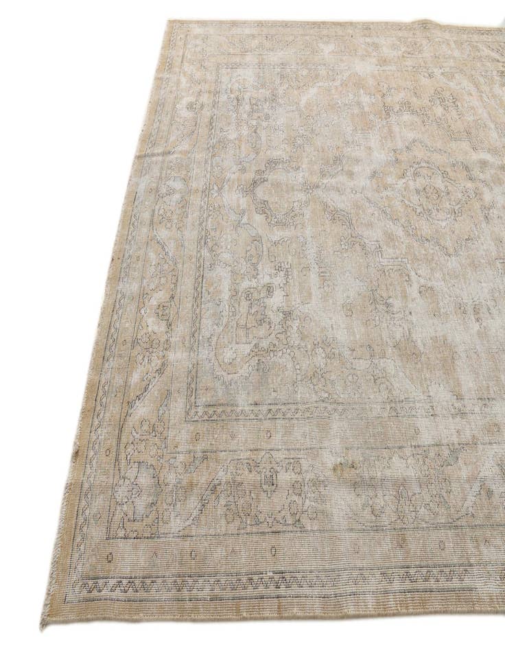 Detail image of 8' 4 x 12' 6  Hand Knotted Ultra Vintage Persian Wool Rug