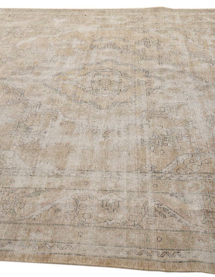 Detail image of 8' 4 x 12' 6  Hand Knotted Ultra Vintage Persian Wool Rug