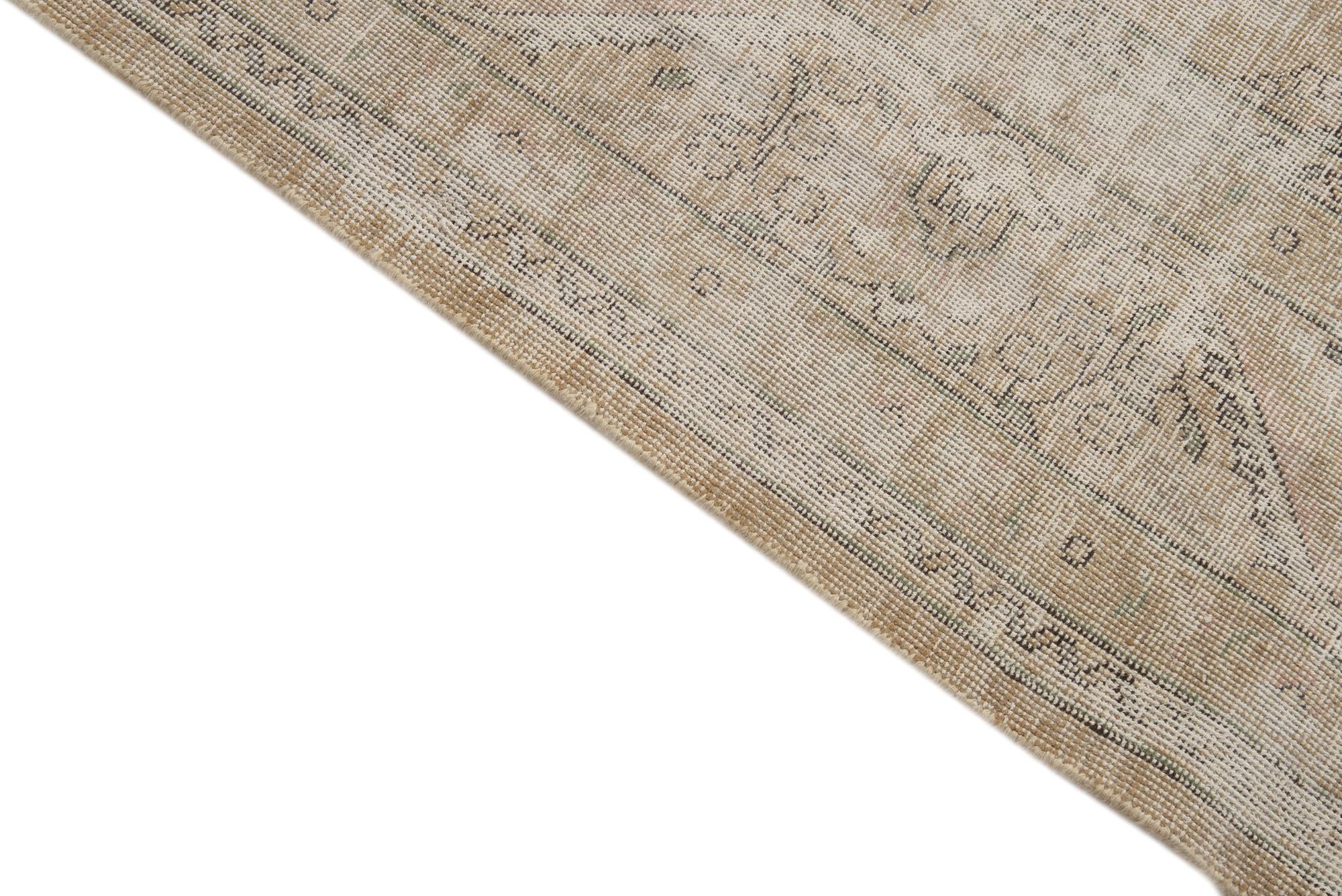 8' 4 x 12' 6 Hand Knotted Ultra Vintage Persian Wool Rug