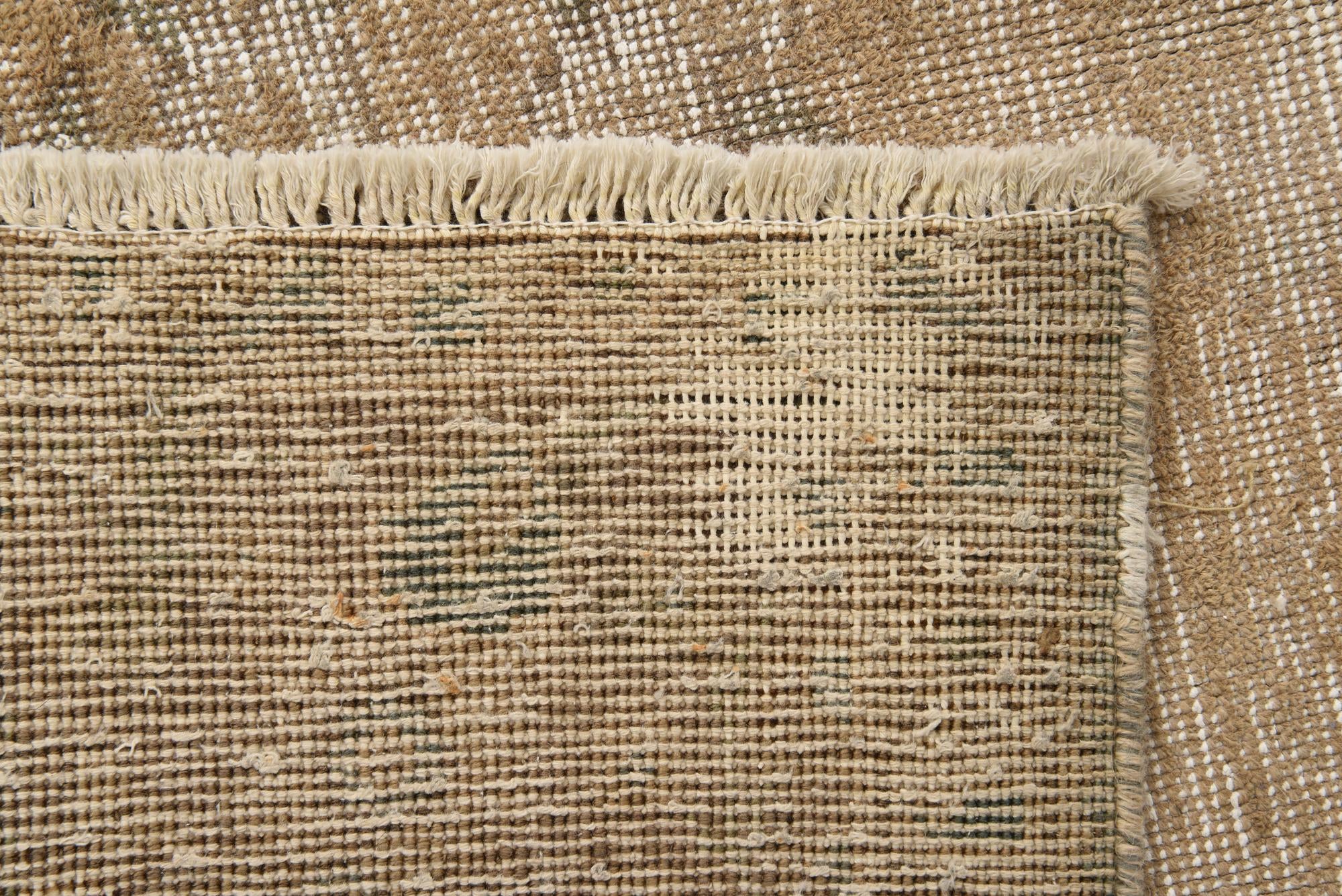 9' 4 x 12' 10 Hand Knotted Ultra Vintage Persian Wool Rug
