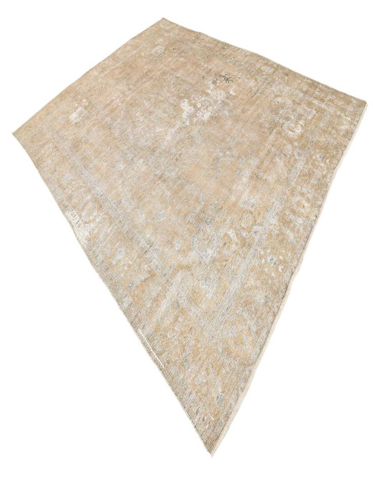 Detail image of 9' 4 x 12' 10  Hand Knotted Ultra Vintage Persian Wool Rug