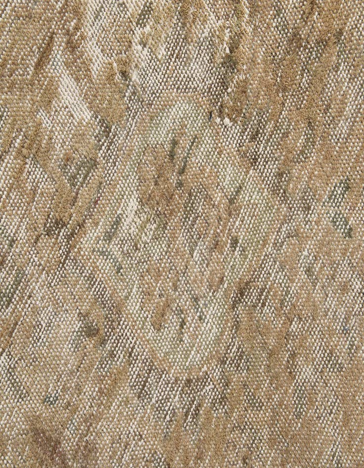 Detail image of 9' 4 x 12' 10  Hand Knotted Ultra Vintage Persian Wool Rug