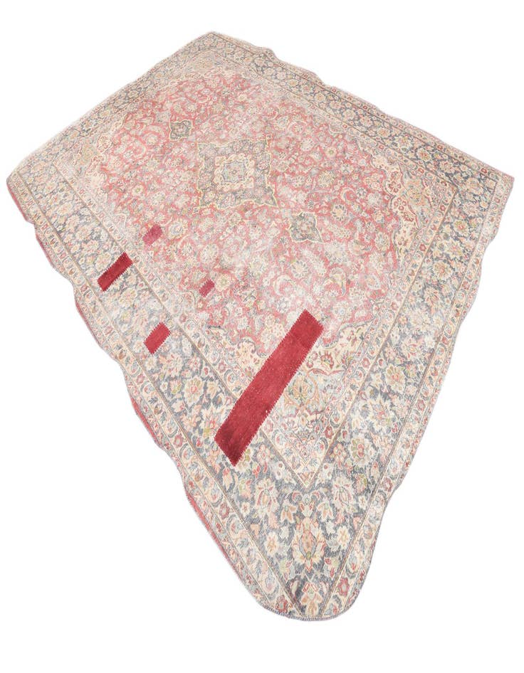 Detail image of 8' 5 x 12' 9  Hand Knotted Ultra Vintage Persian Wool Rug