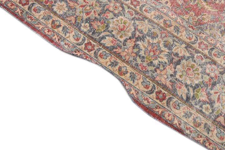 8' 5 x 12' 9 Hand Knotted Ultra Vintage Persian Wool Rug