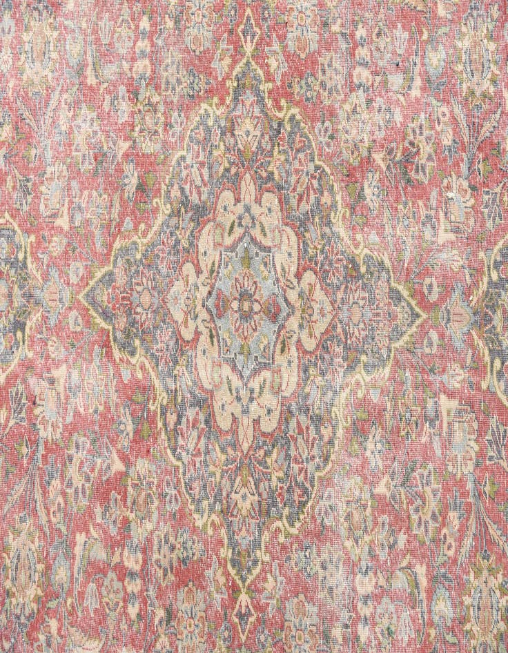 Detail image of 8' 5 x 12' 9  Hand Knotted Ultra Vintage Persian Wool Rug