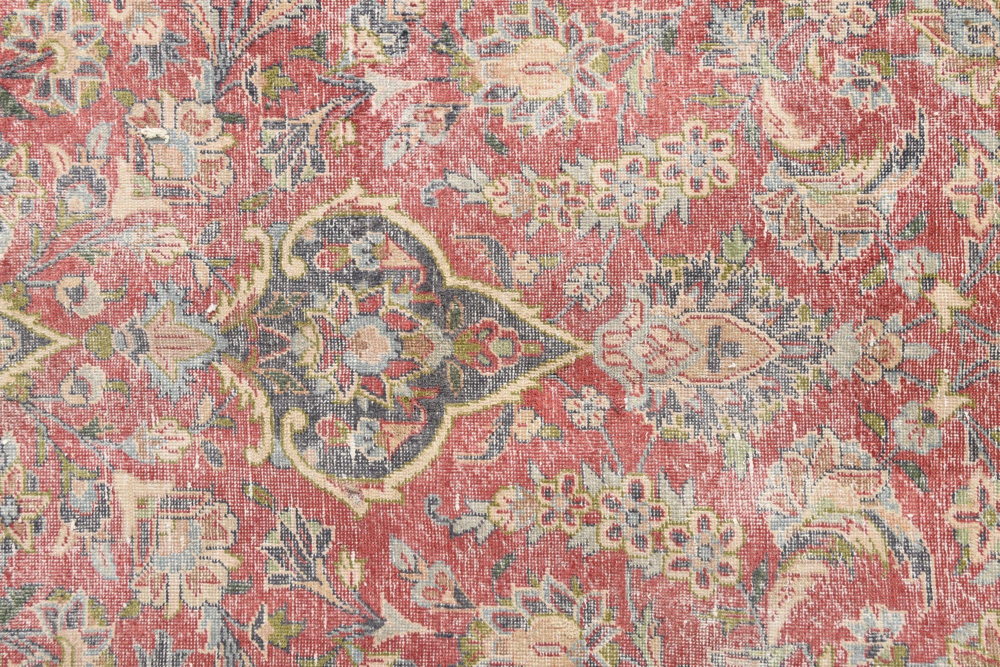 8' 5 x 12' 9 Hand Knotted Ultra Vintage Persian Wool Rug