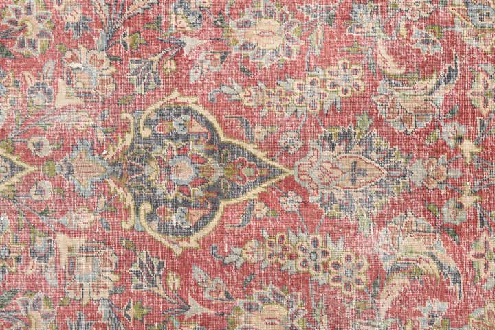 8' 5 x 12' 9 Hand Knotted Ultra Vintage Persian Wool Rug