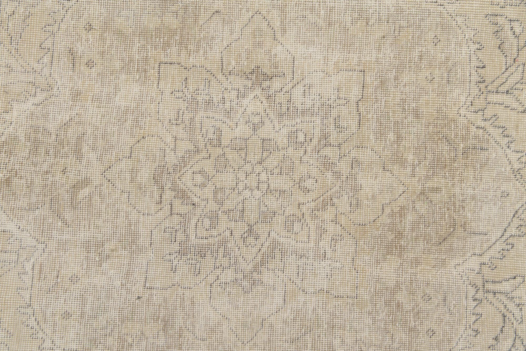 6' x 8' 8 Hand Knotted Ultra Vintage Persian Wool Rug