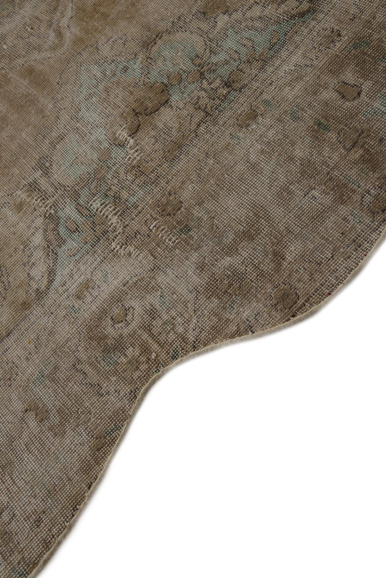 6' 7 x 9' 2 Hand Knotted Ultra Vintage Persian Wool Rug