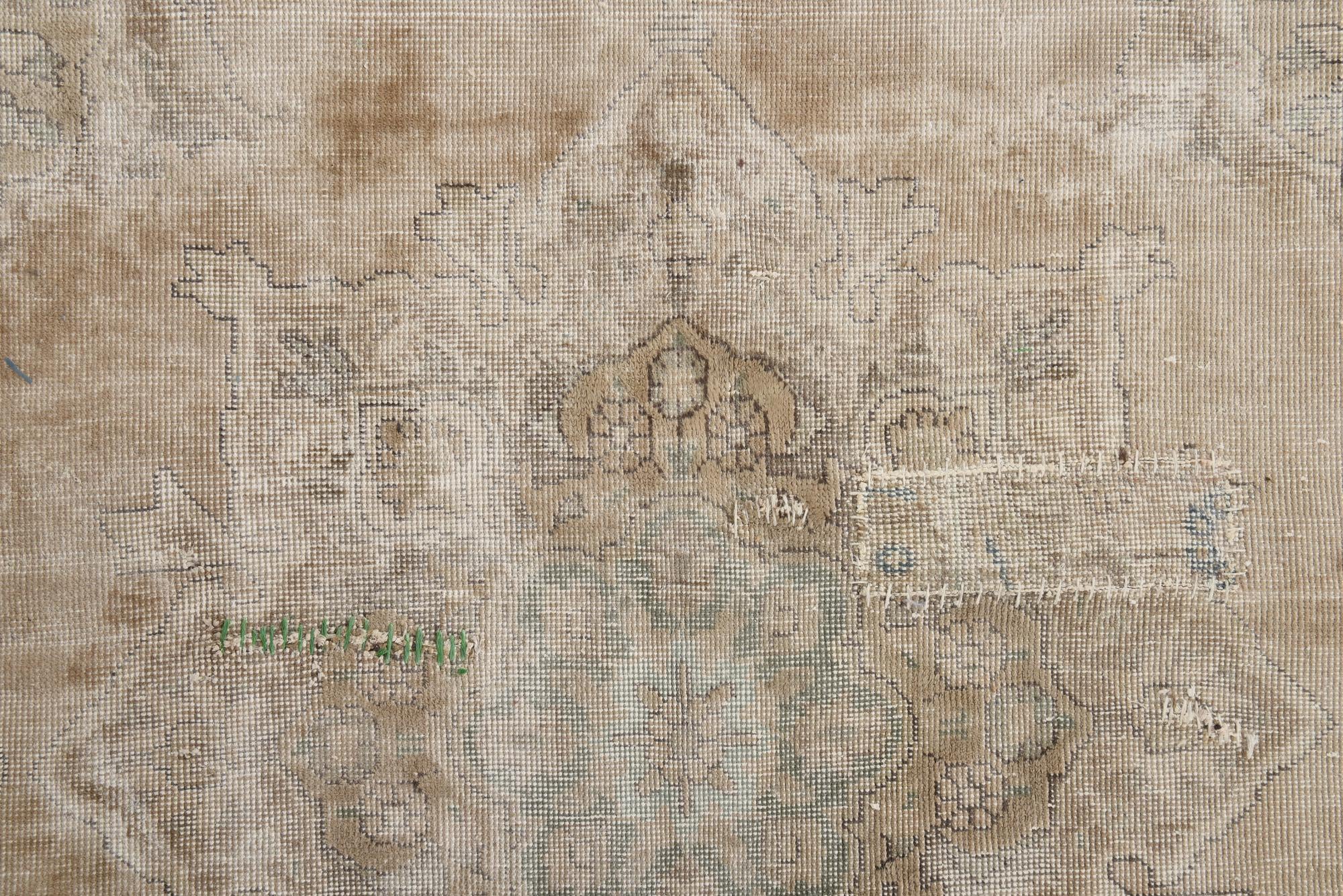 6' 7 x 9' 2 Hand Knotted Ultra Vintage Persian Wool Rug