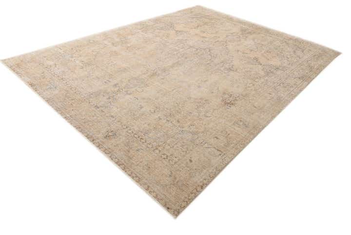 9' 4 x 13' 1 Hand Knotted Ultra Vintage Persian Wool Rug