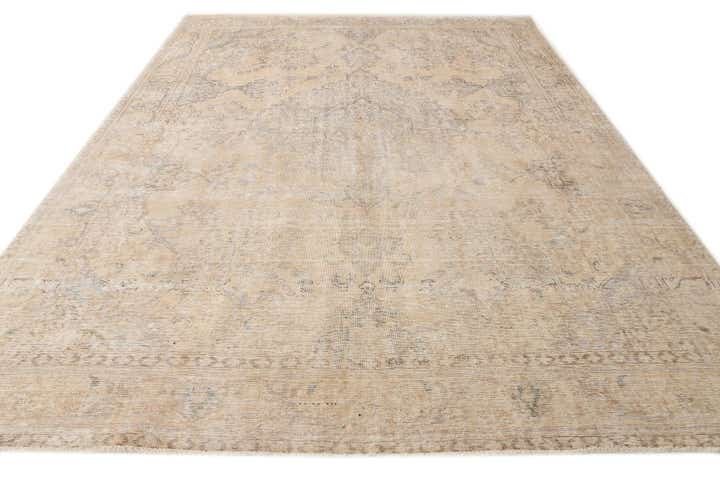 9' 4 x 13' 1 Hand Knotted Ultra Vintage Persian Wool Rug