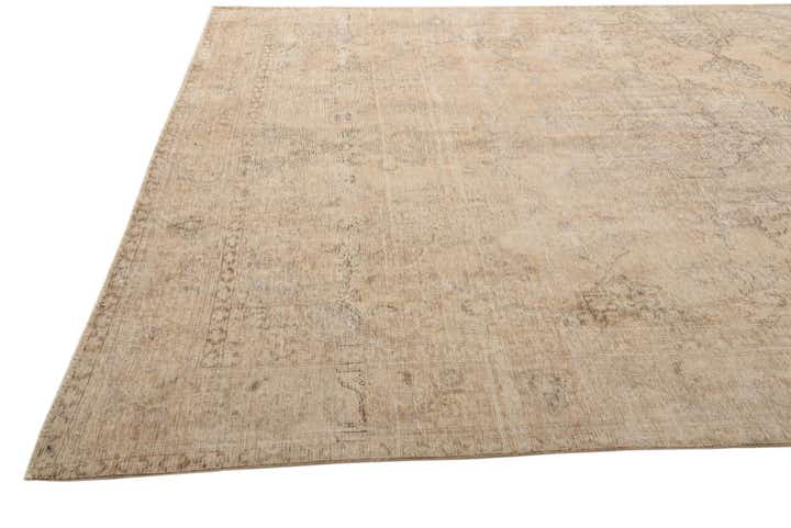 9' 4 x 13' 1 Hand Knotted Ultra Vintage Persian Wool Rug