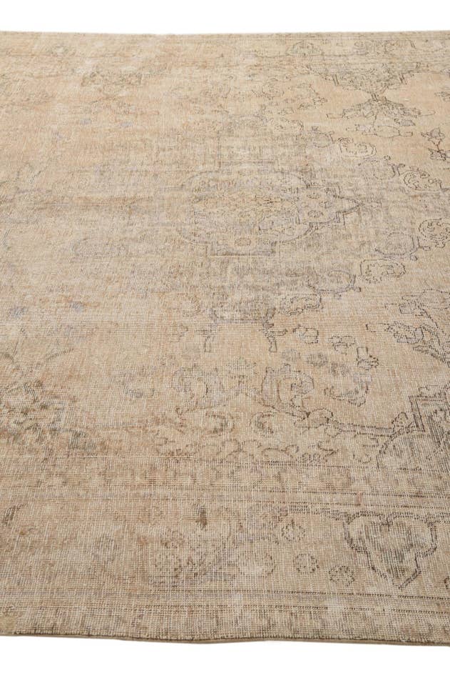 Detail image of 9' 4 x 13' 1 Hand Knotted Ultra Vintage Persian Wool Rug