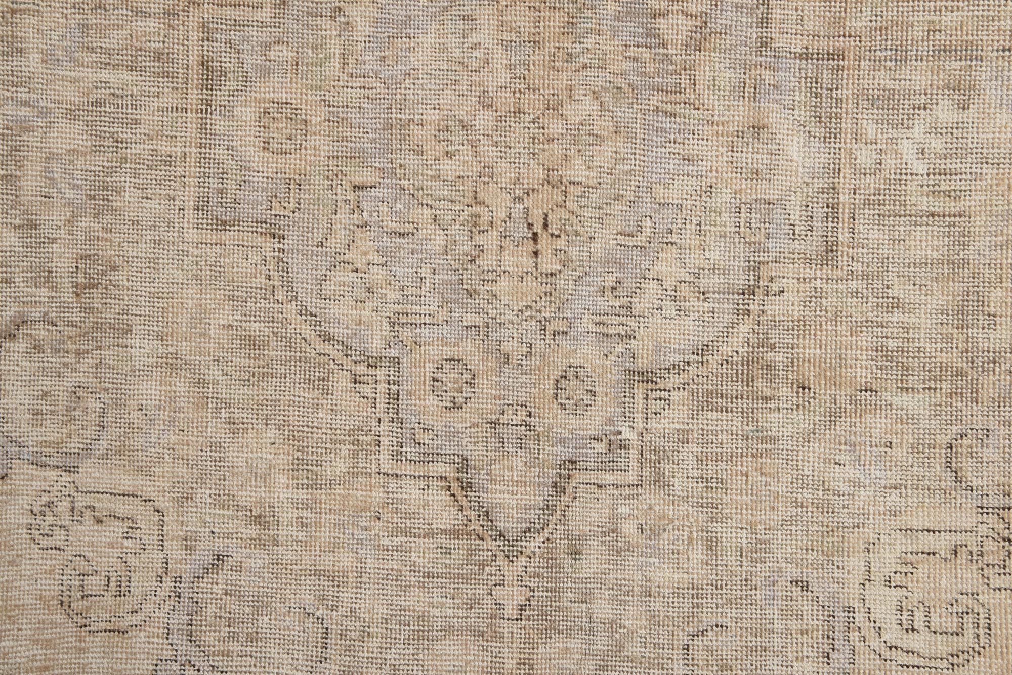 9' 4 x 13' 1 Hand Knotted Ultra Vintage Persian Wool Rug