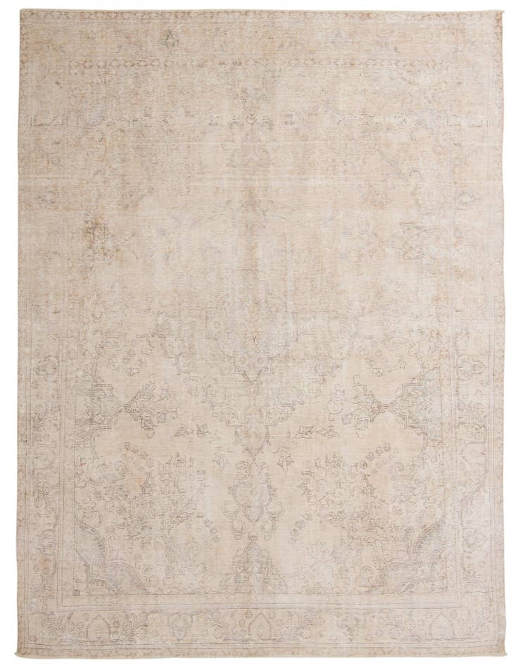 Detail image of 9' 4 x 13' 1 Hand Knotted Ultra Vintage Persian Wool Rug